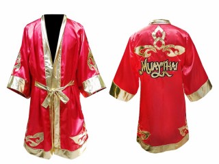 เสื้อคลุมนักมวย ของฝากจากไทย  ของที่ระลึกลายไทย : สีแดง ลายไทย