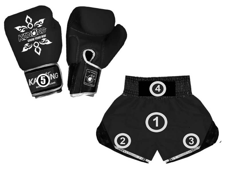 ชุดเซ็ตนวมมวยไทยและกางเกงมวยไทยสั่งทำพิเศษ