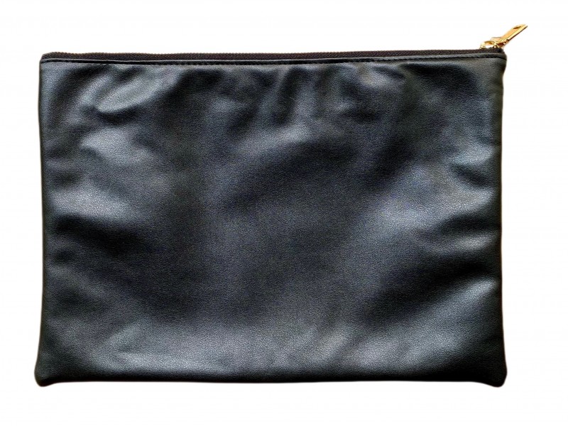 กระเป๋าคลัชนวมมวยไทย ของที่ระลึกแบบไทยๆ : สีดำ/ขาว ไซส์ A4
