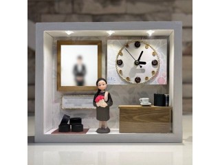 สั่งทำ นาฬิกาไม้ ของวันวาเลนไทน์ผู้หญิงต่างชาติ ซื้อของให้บัดดี้ผู้หญิงต่างชาติ : Missyou