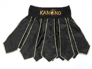 กางเกงมวยไทย Kanong Gardiator ของที่ระลึกประเทศไทย ของฝากแบรนด์ไทย : KNS-142-ดำ